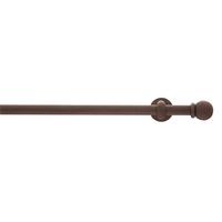 Vorhangstange Rostfarben, 220 cm - Rostfarben, KONVENTIONELL, Metall (220cm)