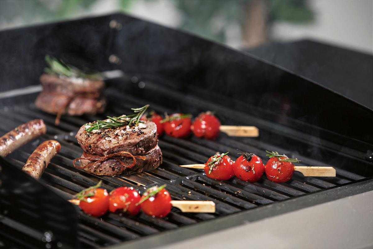 Gasgrill Landmann Gasgrill Caliano 2.0 - Chromfarben/Schwarz, Basics, Metall (98/58/105cm)