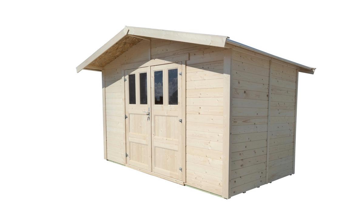 Kerti Faház Madrid Kb. 6m2 - natúr színű, Basics, fa - Best Price