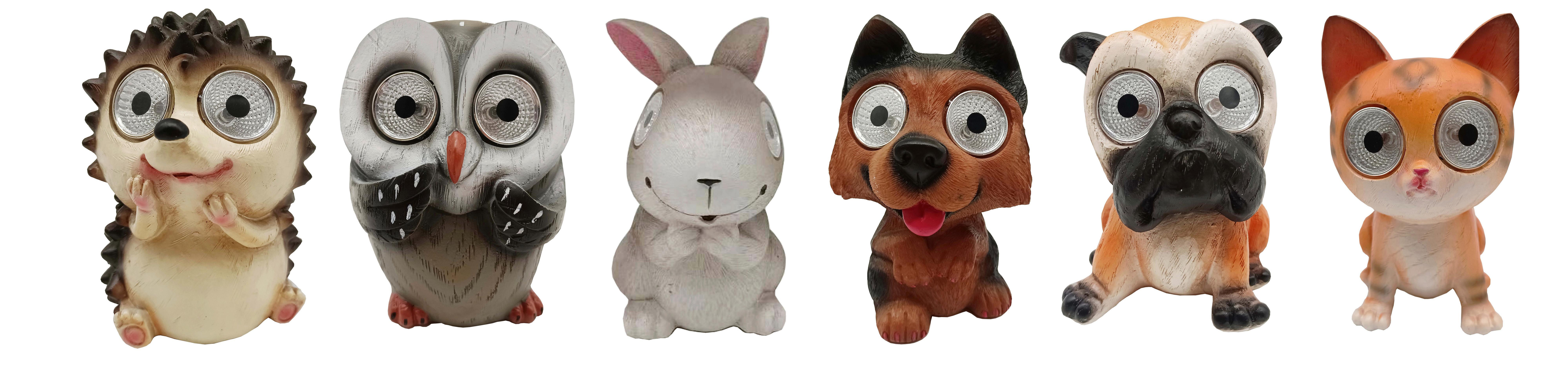 Szolárlámpa Faun - szürke, Basics, műanyag (8/12,4cm) - Ondega