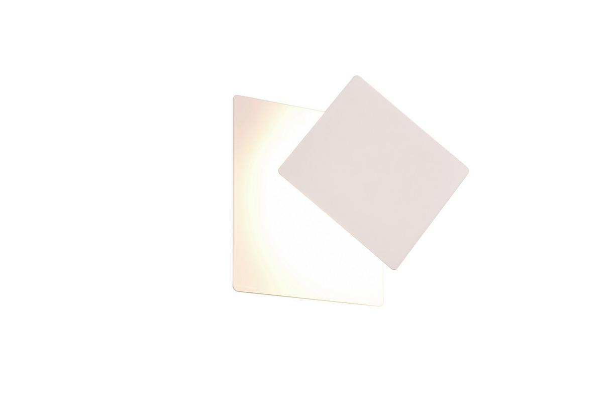 Led-wandleuchte 240319131 Mio - Weiß, Design, Metall (18/18/7.2cm) - Trio Leuchten