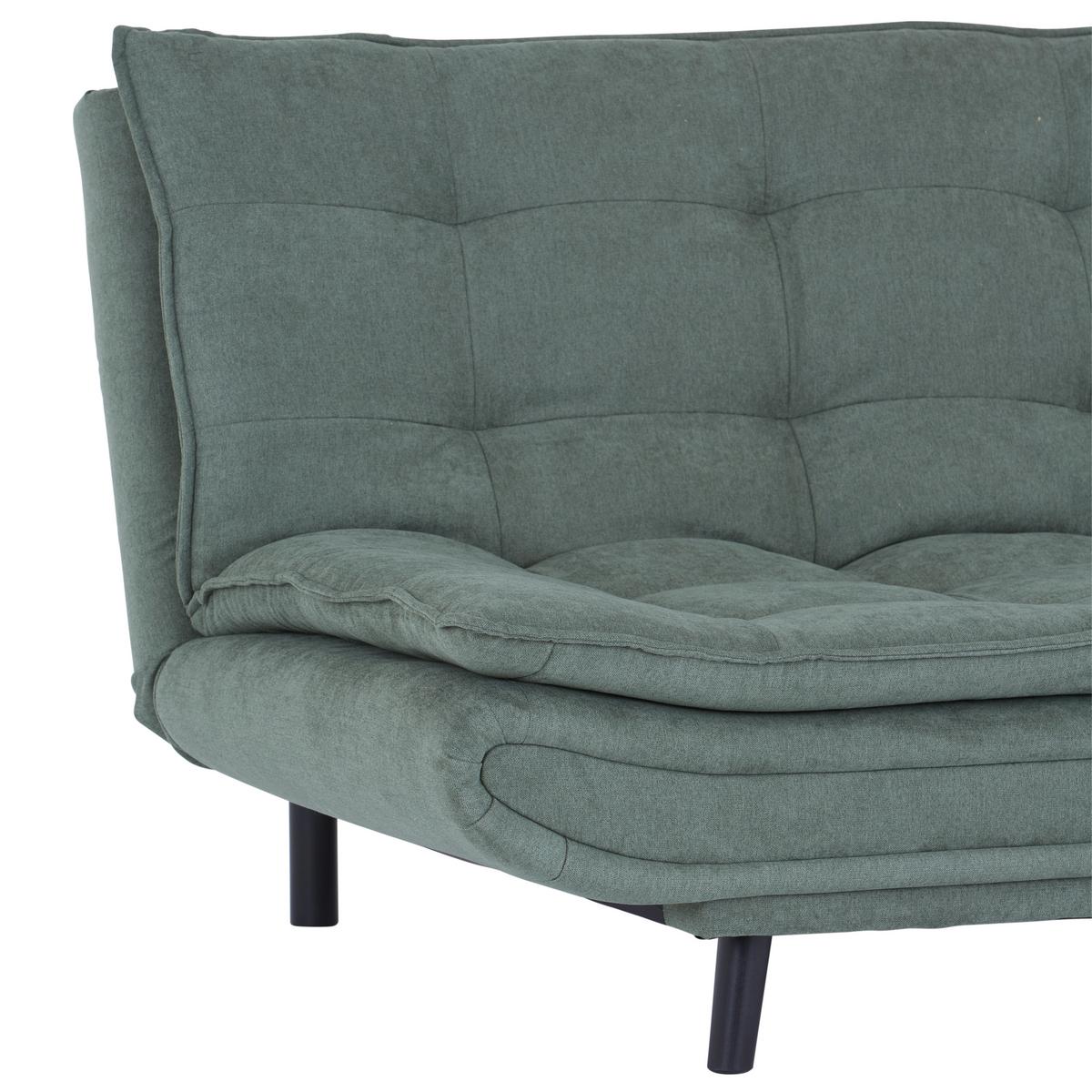 Kanapéágy Leon - zöld, Modern, textil (194/100/90cm)