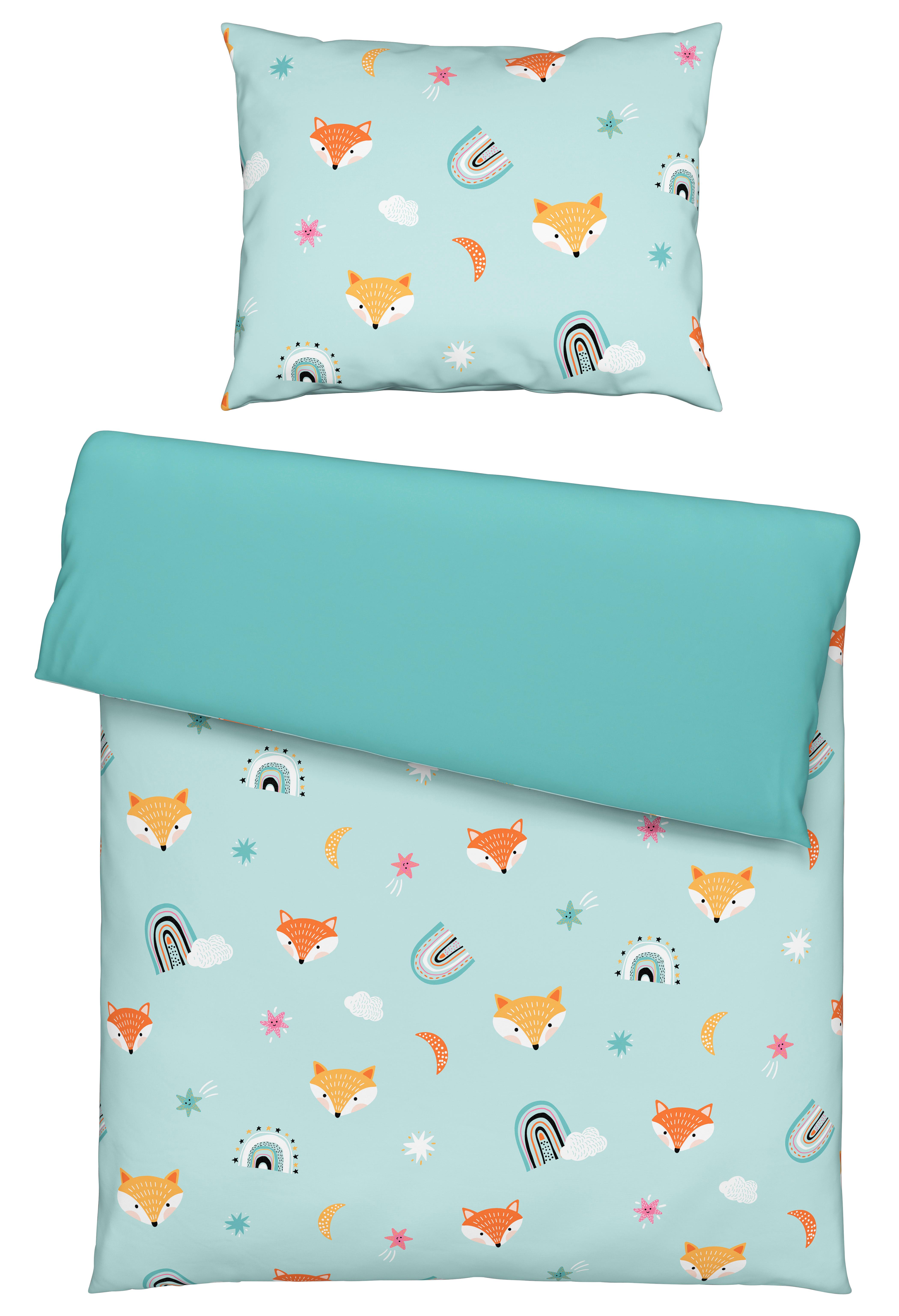 Luca Bessoni Babybettwäsche 135x100 cm Lilli Fuchs-Motiv Baumwolle