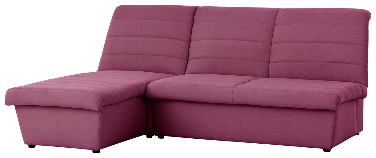 Ecksofa Looks Viii - Weinrot/Schwarz, Design, Textil (168/214cm) - LOOKS by W.Joop