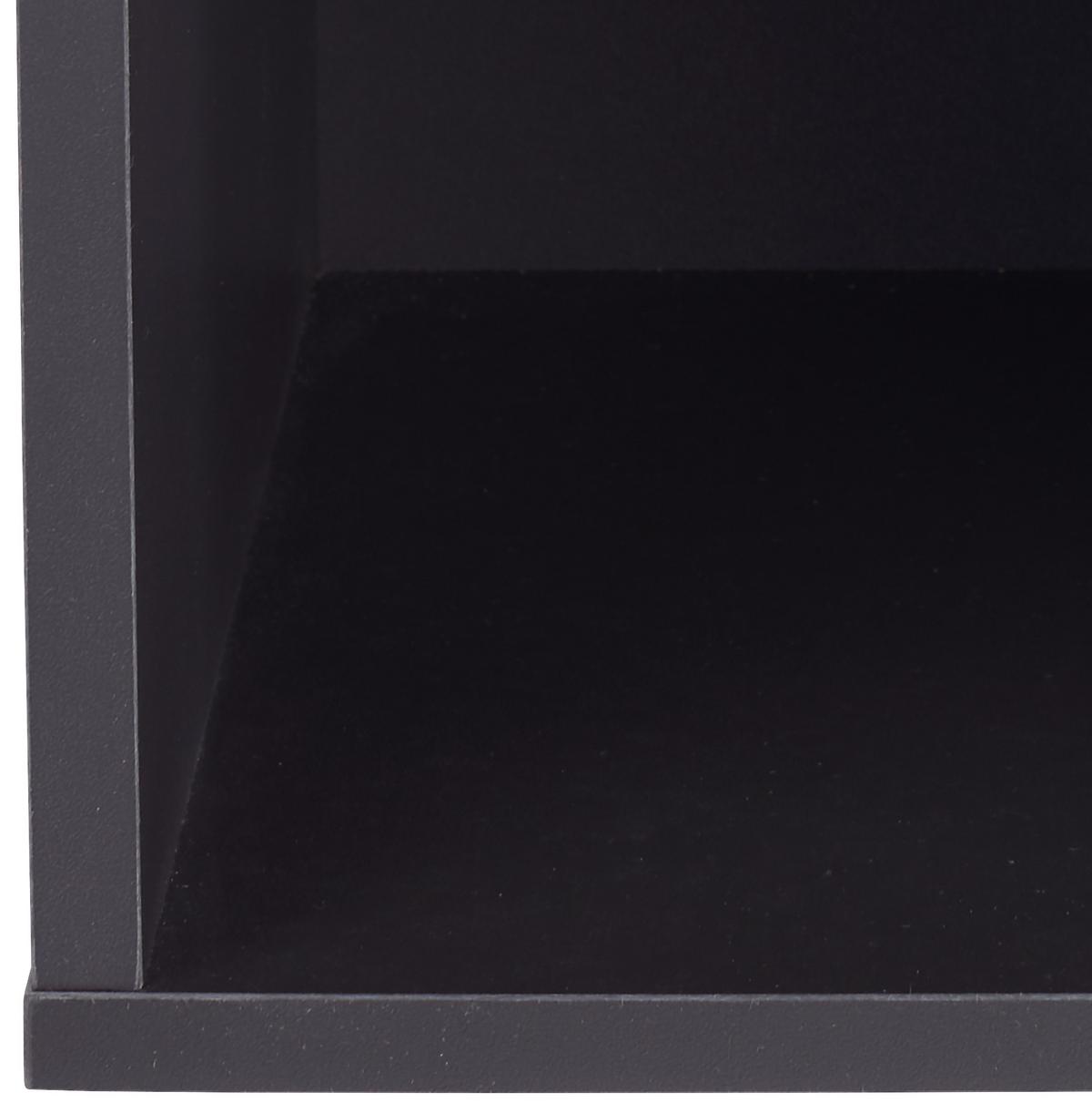Regal Stehend/hängend Box B 23cm, Lava - Grau, MODERN, Holzwerkstoff (23/46/25cm) - Ondega