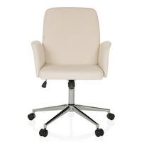 Drehstuhl Solao Cord Beige B: 70 cm - Beige/Silberfarben, MODERN, Kunststoff/Textil (70/93-103/70cm) - MID.YOU