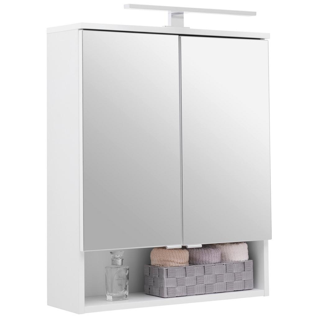 Spiegelschrank Fresh Mit Led 2-Türig Bht: 60x75x20 Cm