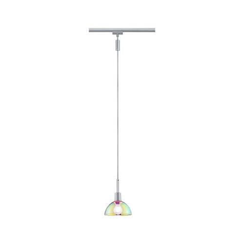 Schienensystem Urail Hängeleuchte 96785, dimmbar - Chromfarben/Multicolor, Basics, Glas/Metall (14/140cm) - Paulmann
