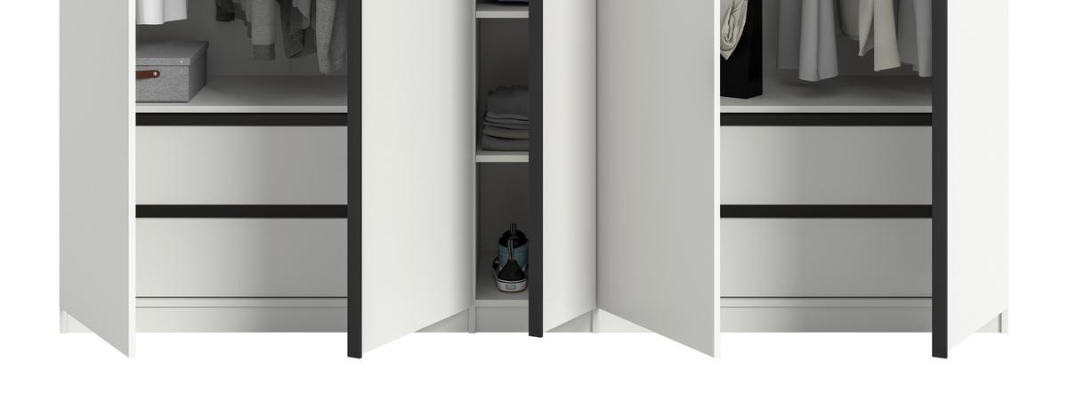 Schubkasteneinsatz Oakland, Weiß B: 97 cm - Weiß, MODERN, Holzwerkstoff (97/47/48cm) - MID.YOU