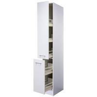 Apothekerschrank Lucca Weiß B: 30 cm - Weiß, KONVENTIONELL, Holzwerkstoff (30/200/57cm) - FlexWell