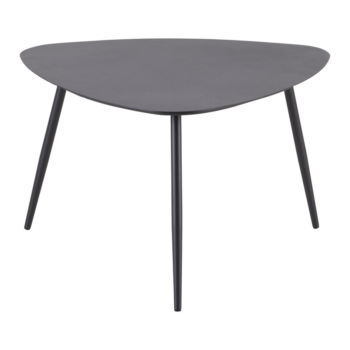 KONFERENČNÍ STOLEK FINE ČERNÁ - černá/tmavě šedá, Moderní, kov (56/35,5/57,5cm) - Mömax