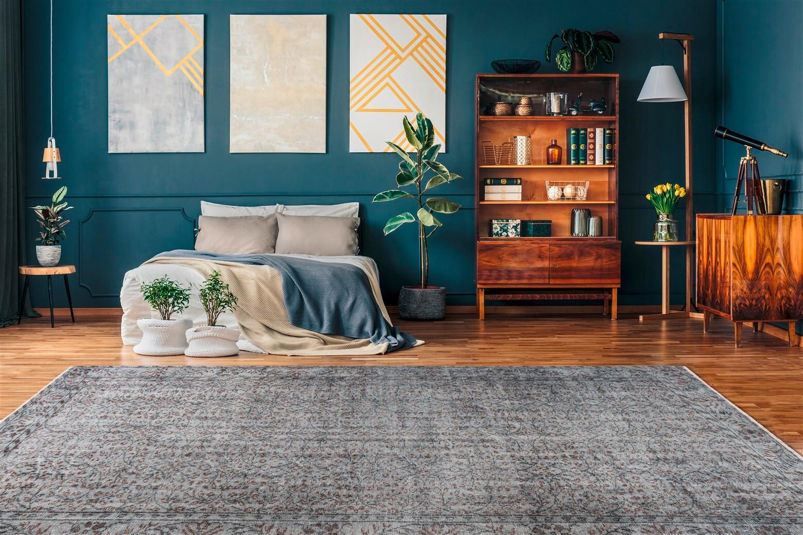 Flachwebteppich Toska 425 Grau, 200x290 cm - Grau, KONVENTIONELL, Textil (200/290cm)
