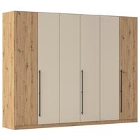 Kleiderschrank Safari B: 271 cm - Champagner/Eiche Artisan, KONVENTIONELL, Holzwerkstoff (271/210/54cm)