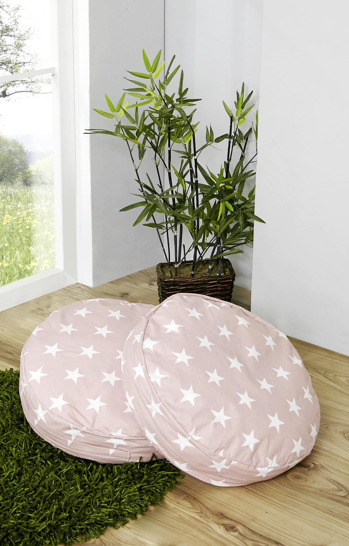 Set dekoračných vankúšov LINO béžový - ružová, Modern, textil (40/40cm) - MID.YOU