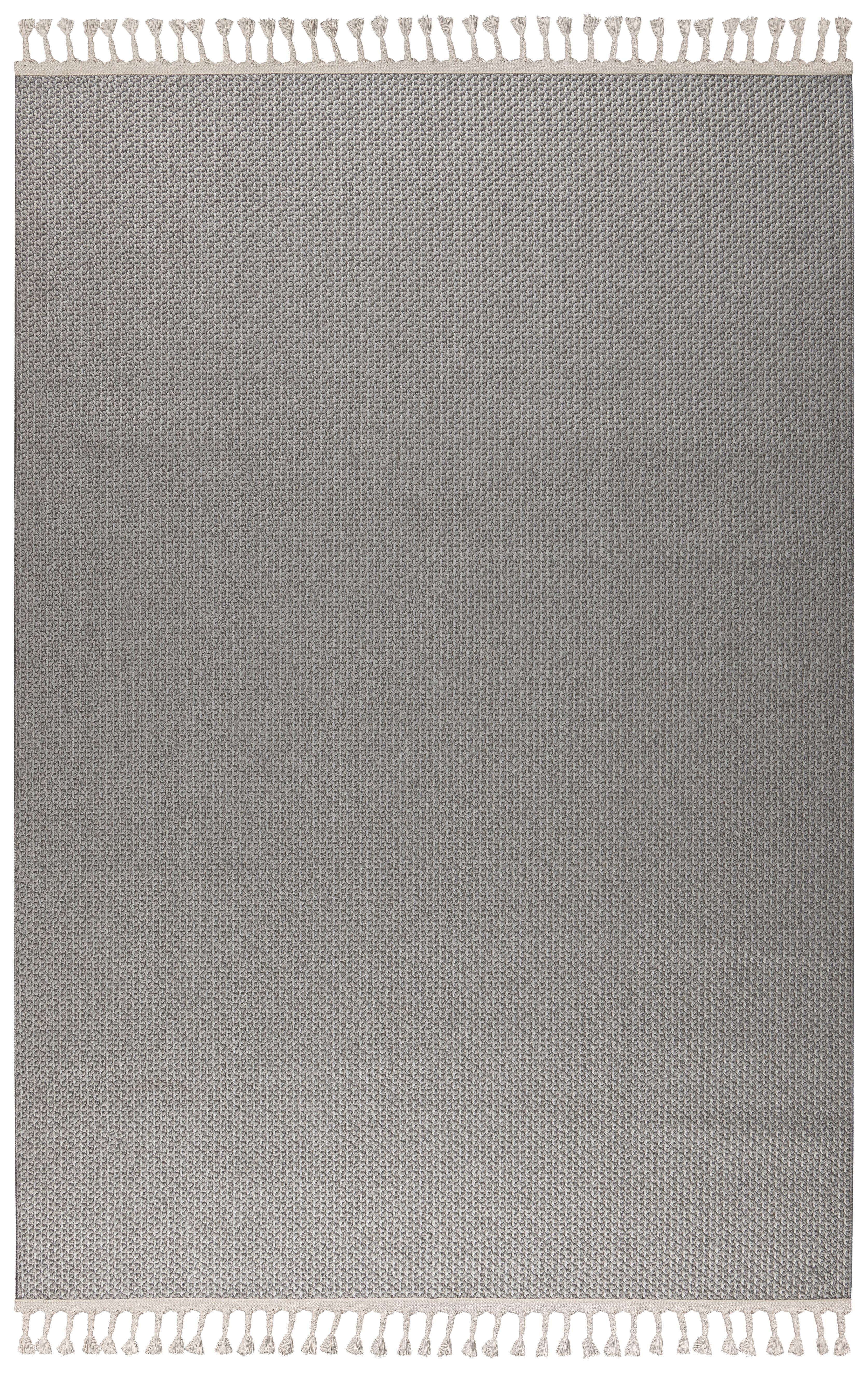 Flachwebteppich Dias - Grau, ROMANTIK / LANDHAUS, Textil (120/170cm) - James Wood