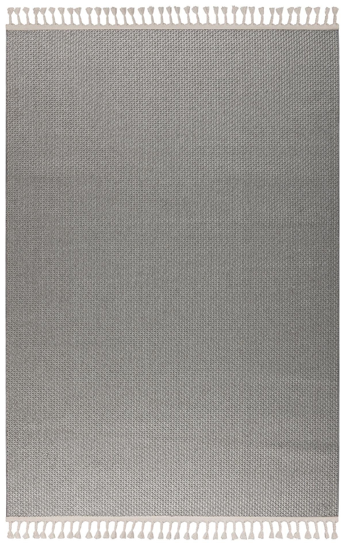 Flachwebeteppich Dias - Grau, ROMANTIK / LANDHAUS, Textil (120/170cm) - James Wood