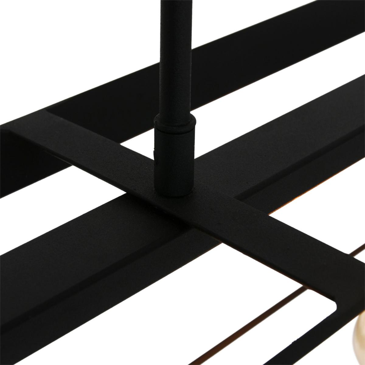 Pendelleuchte Buckley - Schwarz, Trend, Metall (20/120/140cm)