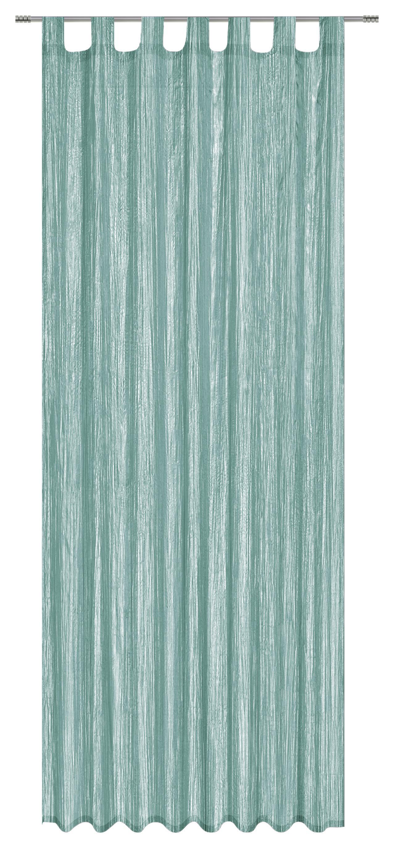 Fertigvorhang Ida - Mintgrün, MODERN, Textil (122/245cm) - Luca Bessoni