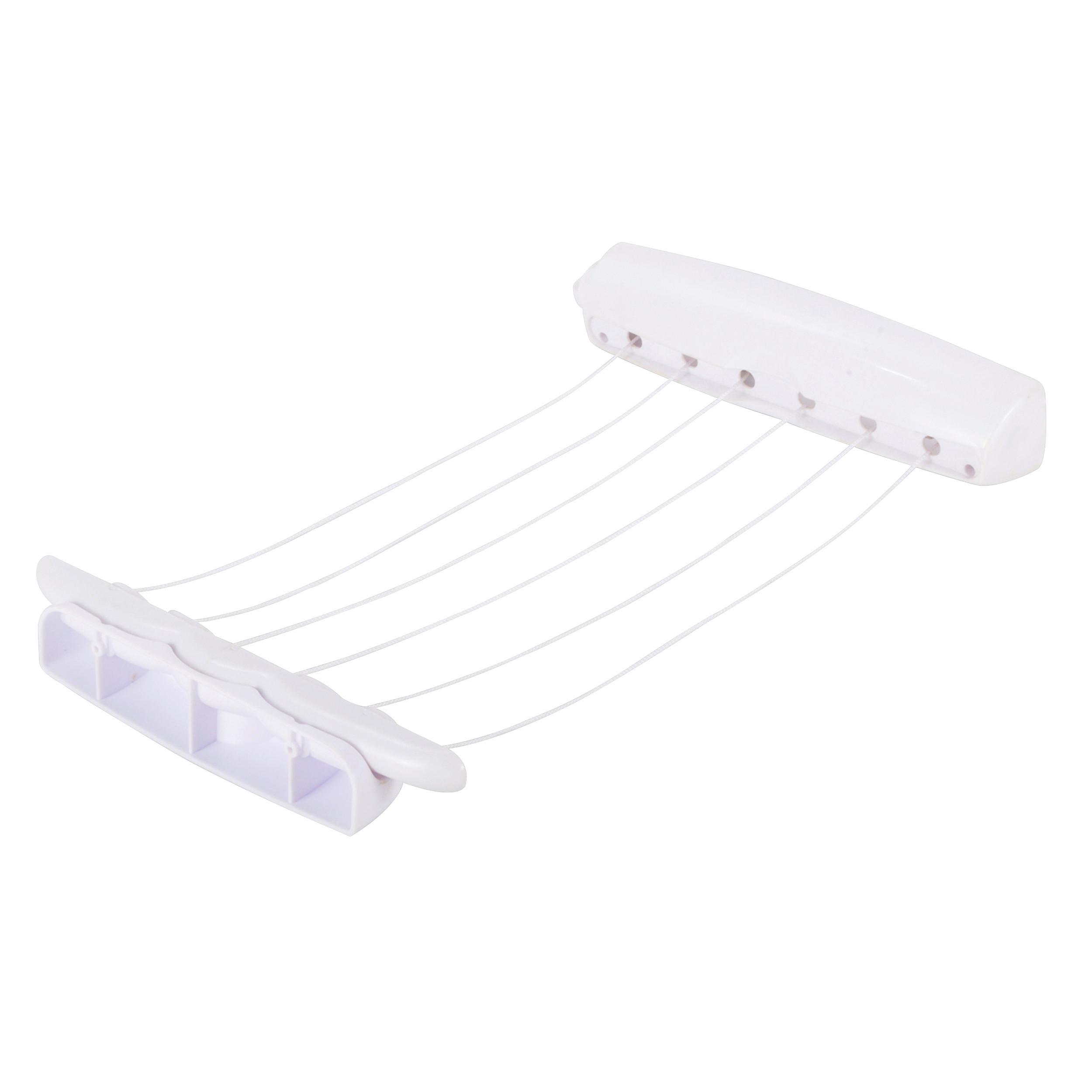 WANDTROCKNER 130126 - Weiß, Basics, Metall (40,5/11/11cm) - MSV