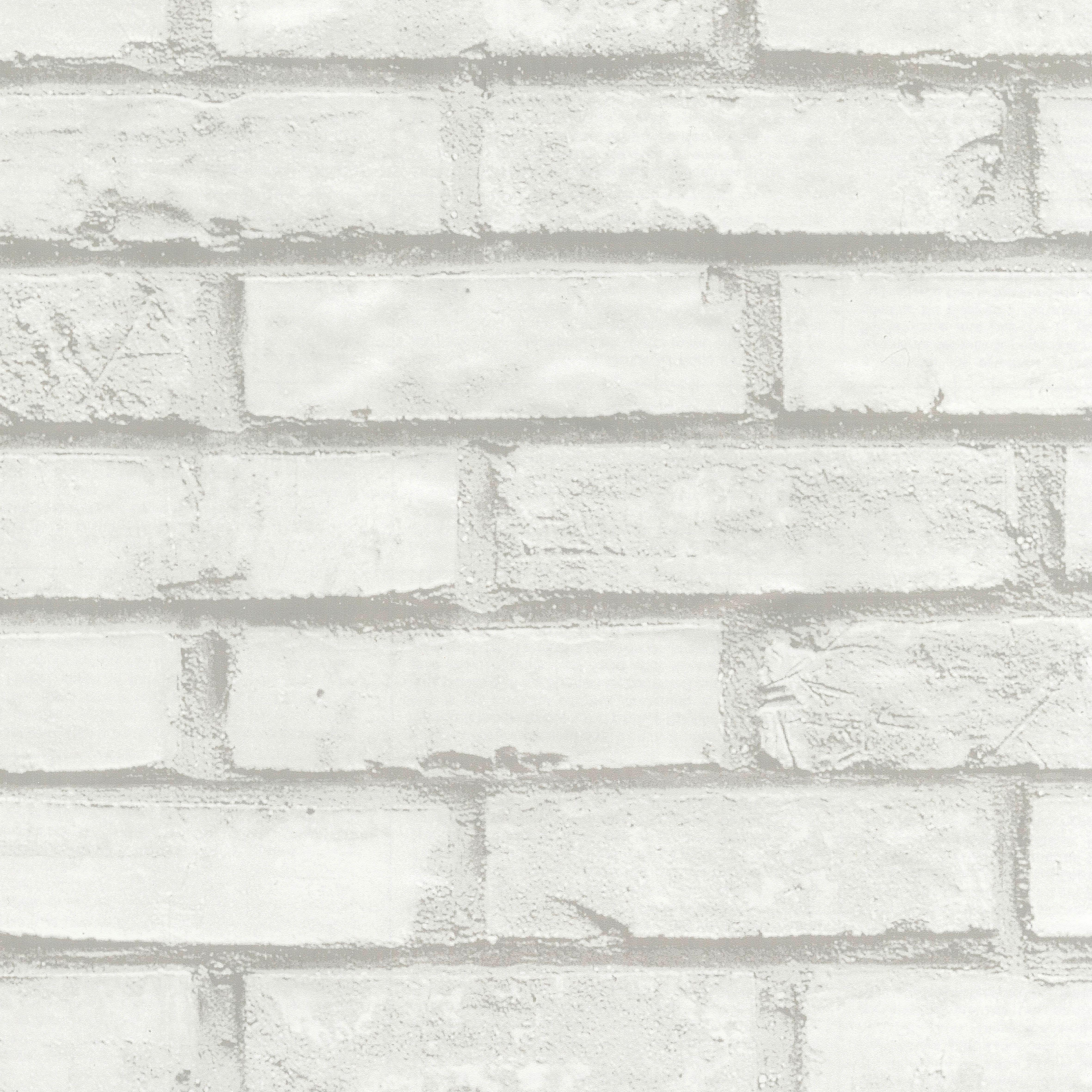 Klebefolie Maueroptik Hellgrau Basic-Line 45x150 cm - Hellgrau, Kunststoff (45/150cm)