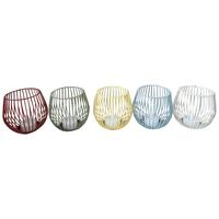 Svietnik s LED sviečkou LILLI - čierna/biela, Konventionell, kov/plast (9/9cm) - Mömax