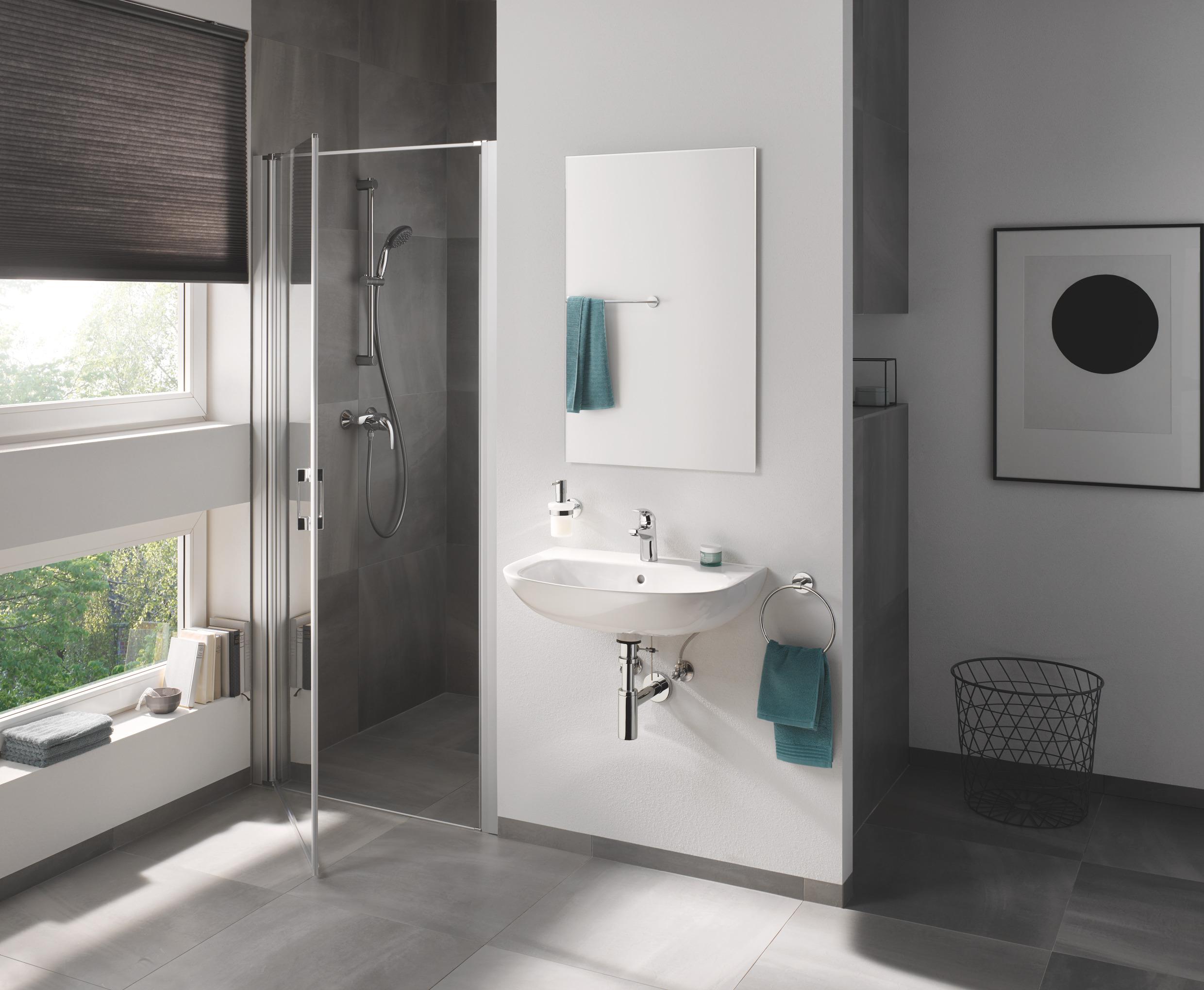 Waschtischarmatur Start Curve Ehm S Chrom H: 14,9 cm - Chromfarben, KONVENTIONELL, Metall (14,9cm) - Grohe