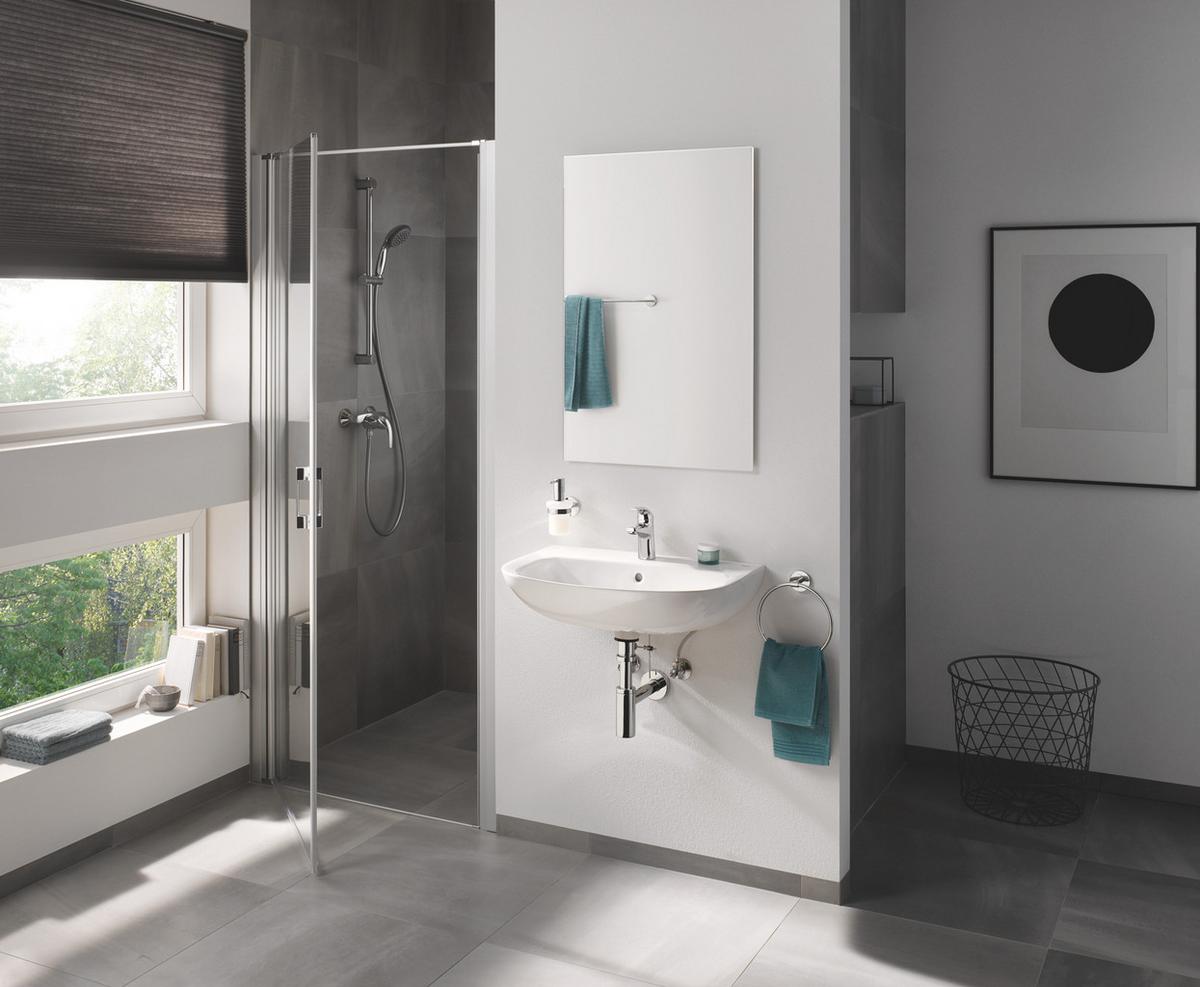 Waschtischarmatur Start Curve Ehm S Chrom H: 14,9 Cm - Chromfarben, KONVENTIONELL, Metall (14,9cm) - Grohe