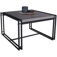 Dohányzóasztal Bistro - fekete/szürke, Modern, műanyag/faalapú anyag (72/45/72cm) - Zandiara