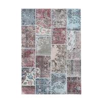 Flachwebteppich Toska 225 Multi/Rot, 120x170 cm - Rot, KONVENTIONELL, Textil (120/170cm)