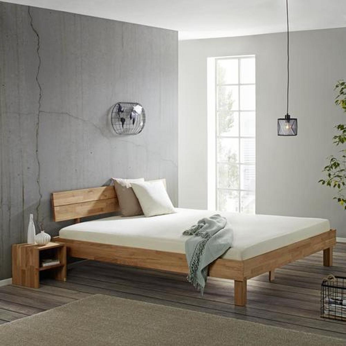 POSTEL NATURA EICHE 180 - barvy dubu, Konvenční, dřevo (180/200cm)