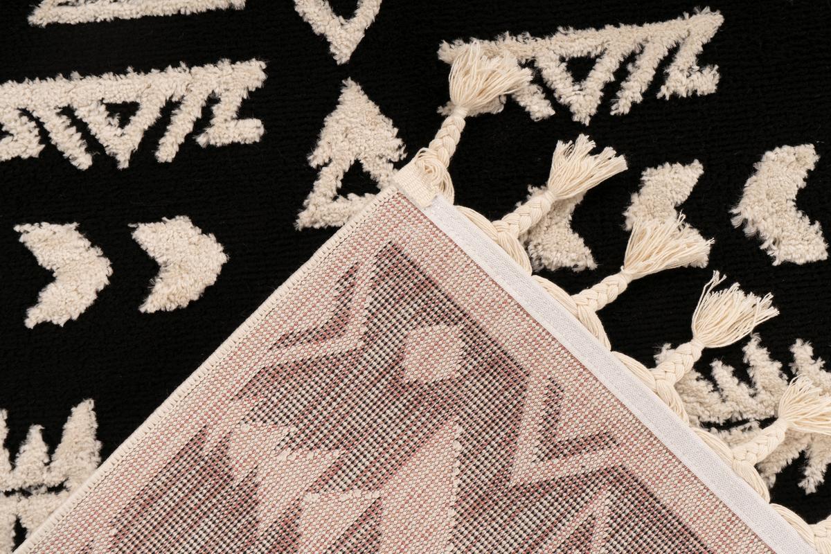 Teppich Lovis 200 160x230 Cm Lovis 200 - Schwarz, KONVENTIONELL, Textil (160/230cm)