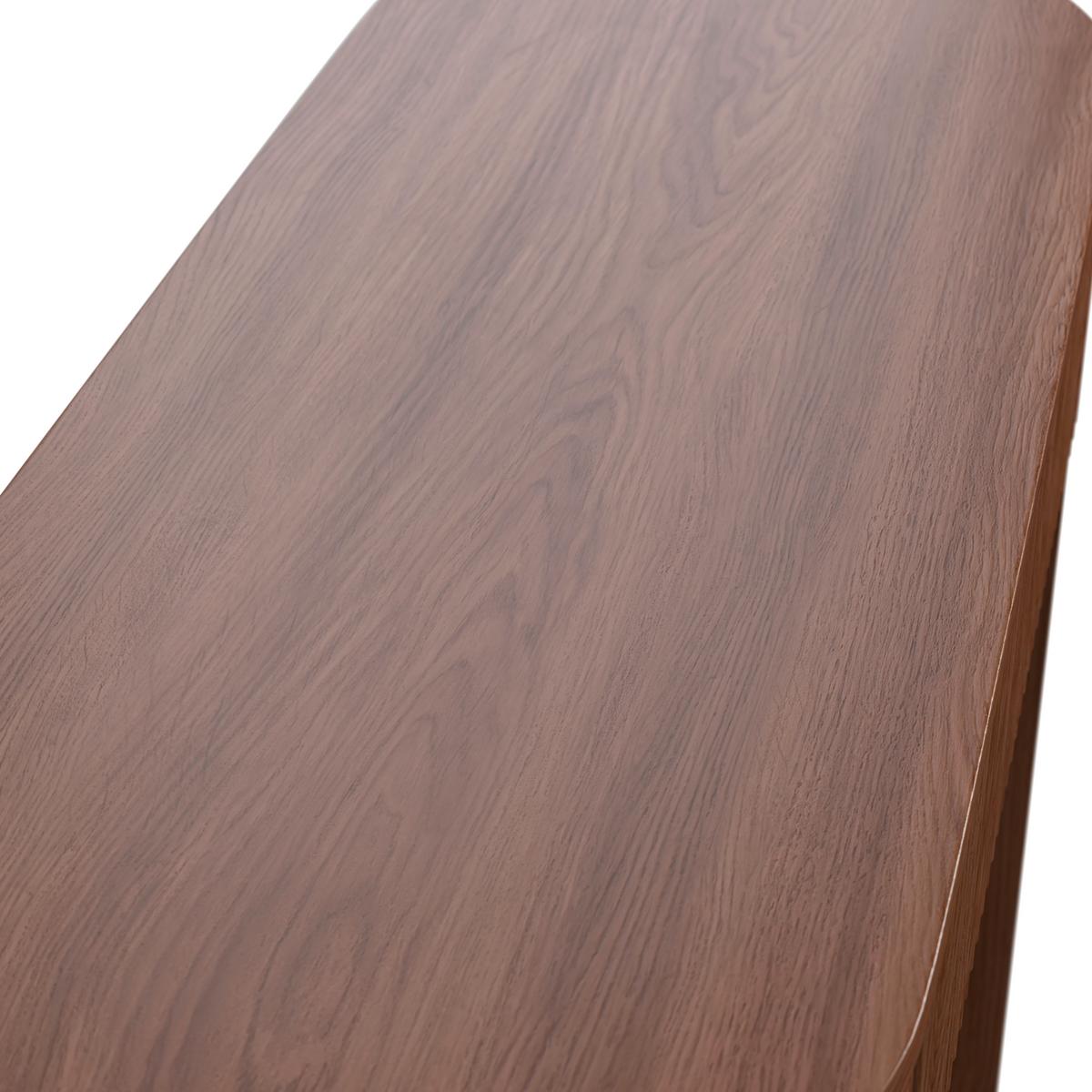 KONZOLOVÝ STOLEK NOAH - barvy vlašských ořechů, Moderní, kompozitní dřevo (112/79/40cm) - Bessagi Home