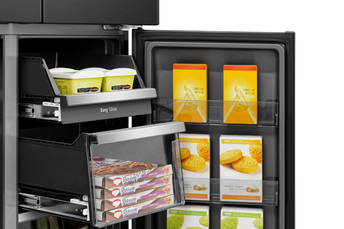 Multi-door Rq760n4ife Schwarz - Schwarz, Basics, Metall (91,4/178,5/72,5cm) - Hisense