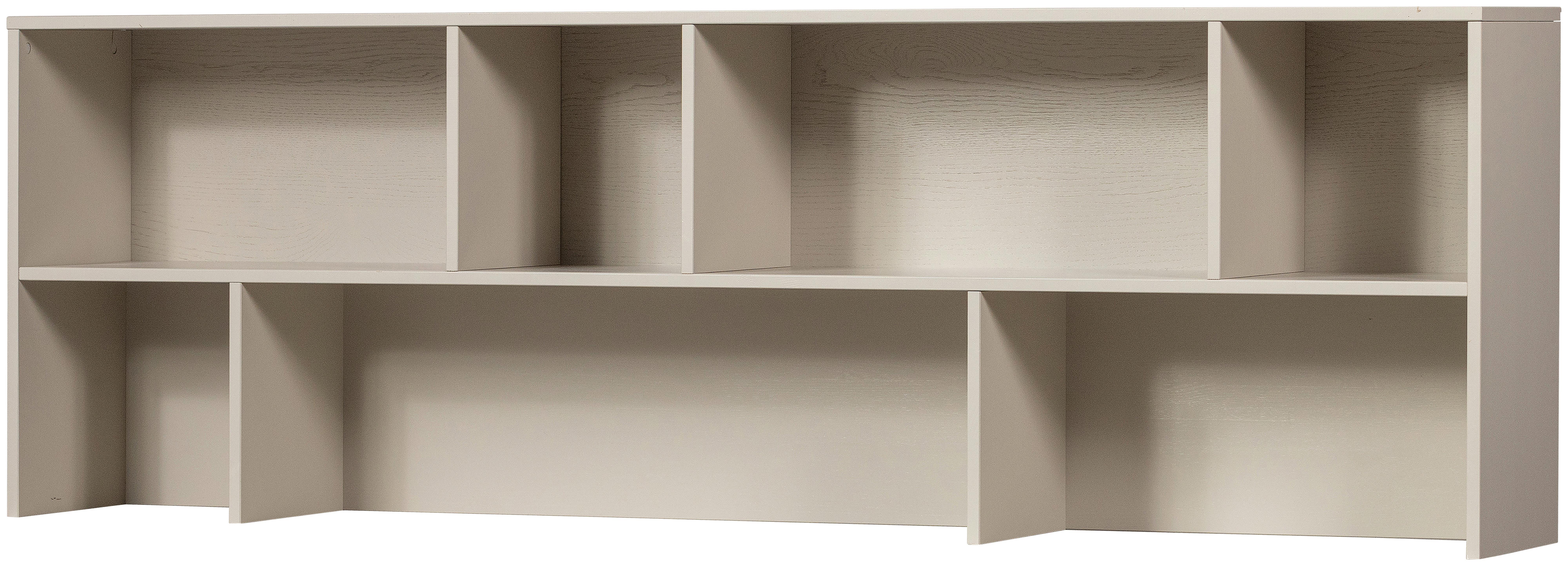 Aufsatzschrank Gravure Beige B: 200 cm - Beige, Design, Holz (200/65/30cm) - Livetastic