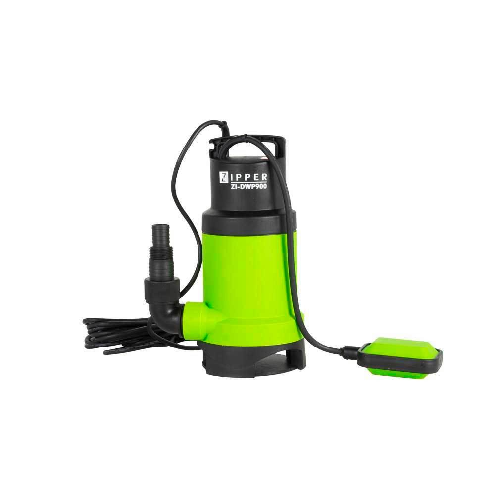 Schmutzwasserpumpe 900W 14000 L inkl. Schwimmschalter - Grün, Basics, Kunststoff (22/33/16cm) - Zipper