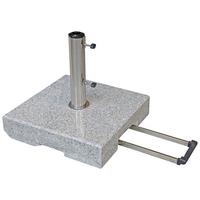 Sonnenschirmständer Active Trolley ca. 40kg - Hellgrau, MODERN, Metall (45/8/45cm) - Doppler