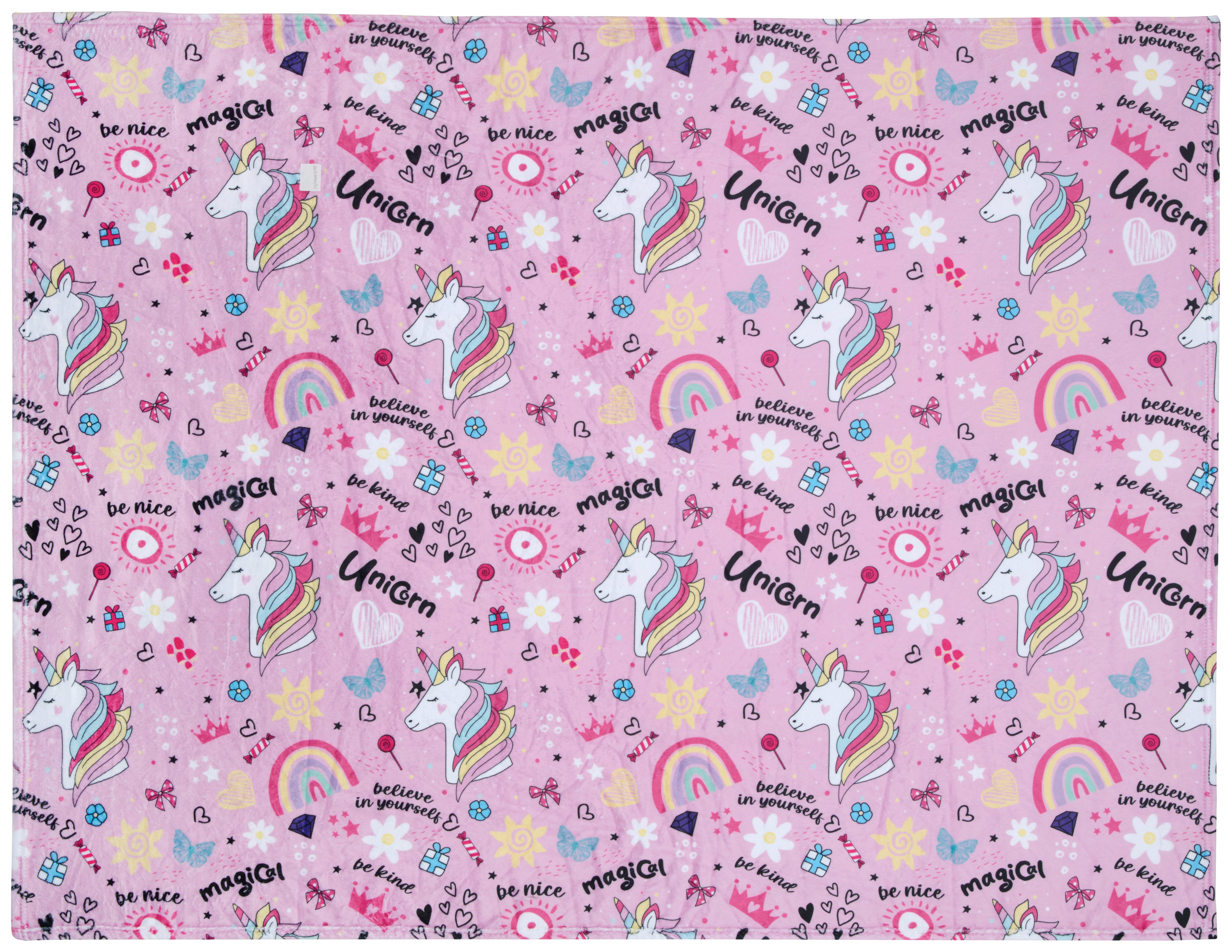 KUSCHELDECKE PIPPA - Rosa, KONVENTIONELL, Textil (130/170cm) - BUNINO