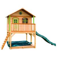 Spielhaus A030.042.00 - Braun/Grün, KONVENTIONELL, Holz (432/293/212cm) - Ambia Garden