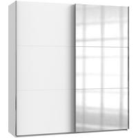 Schwebetürenschrank B: 200 cm Level, Weiß - Weiß, MODERN, Holzwerkstoff (200/216/65cm) - MID.YOU
