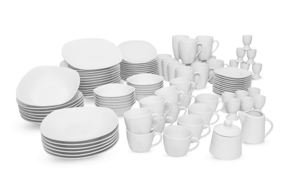 Kombiservice Ronja - Weiß, Basics, Keramik - James Wood