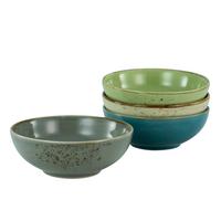 Schüssel Keramik Multicolor Nc Smoothiebowl 4tlg D: 16,5cm - Multicolor, KONVENTIONELL, Keramik (16,5cm) - Creatable