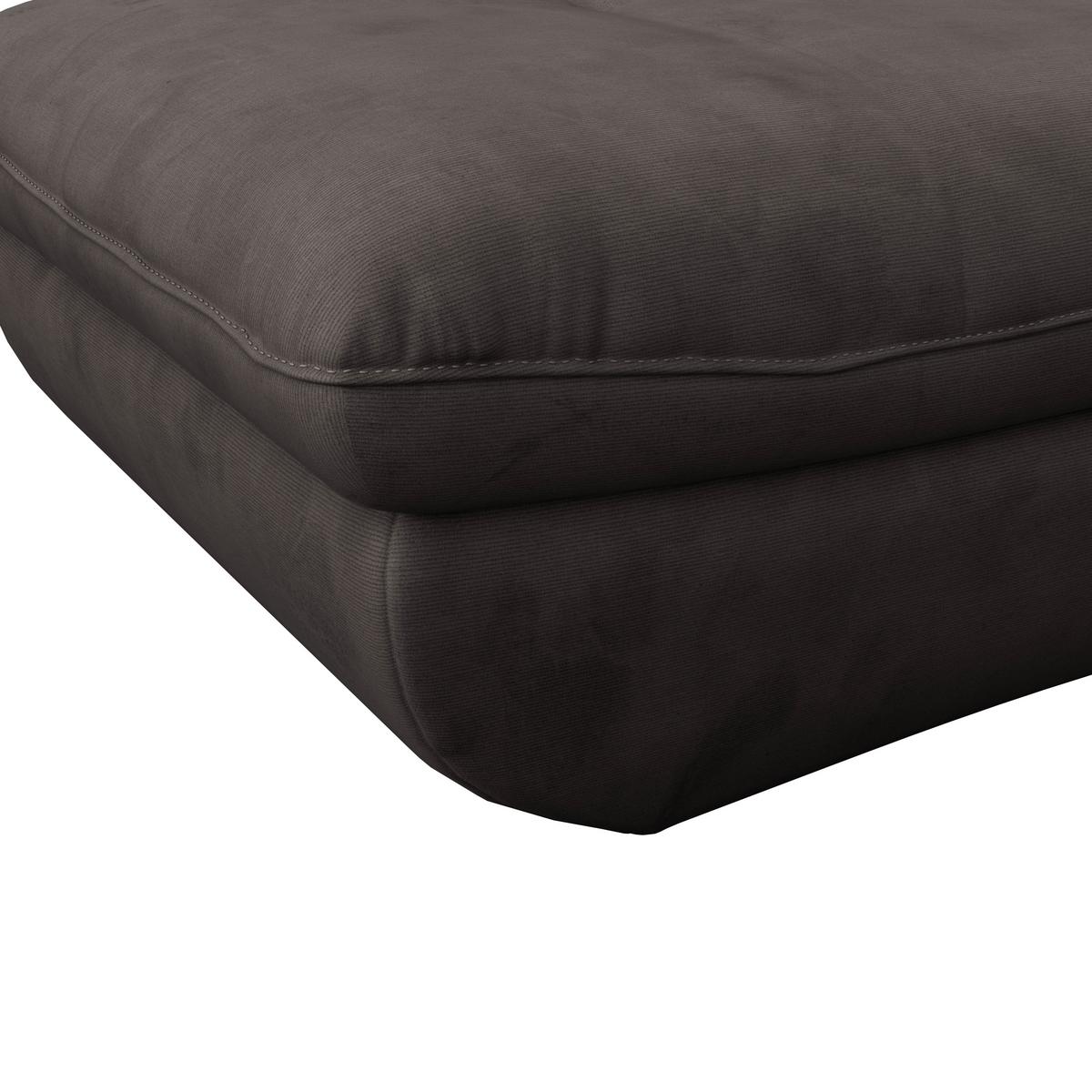 Hocker Park - Dunkelbraun/Schwarz, MODERN, Textil (107/75cm) - Luca Bessoni