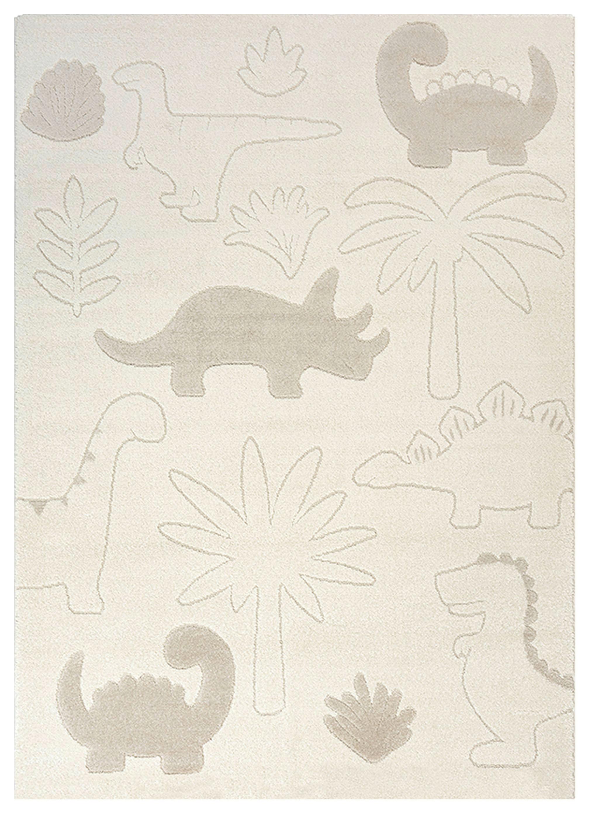Kinderteppich Eclipse Kids - Creme, Trend, Textil (80/150cm)