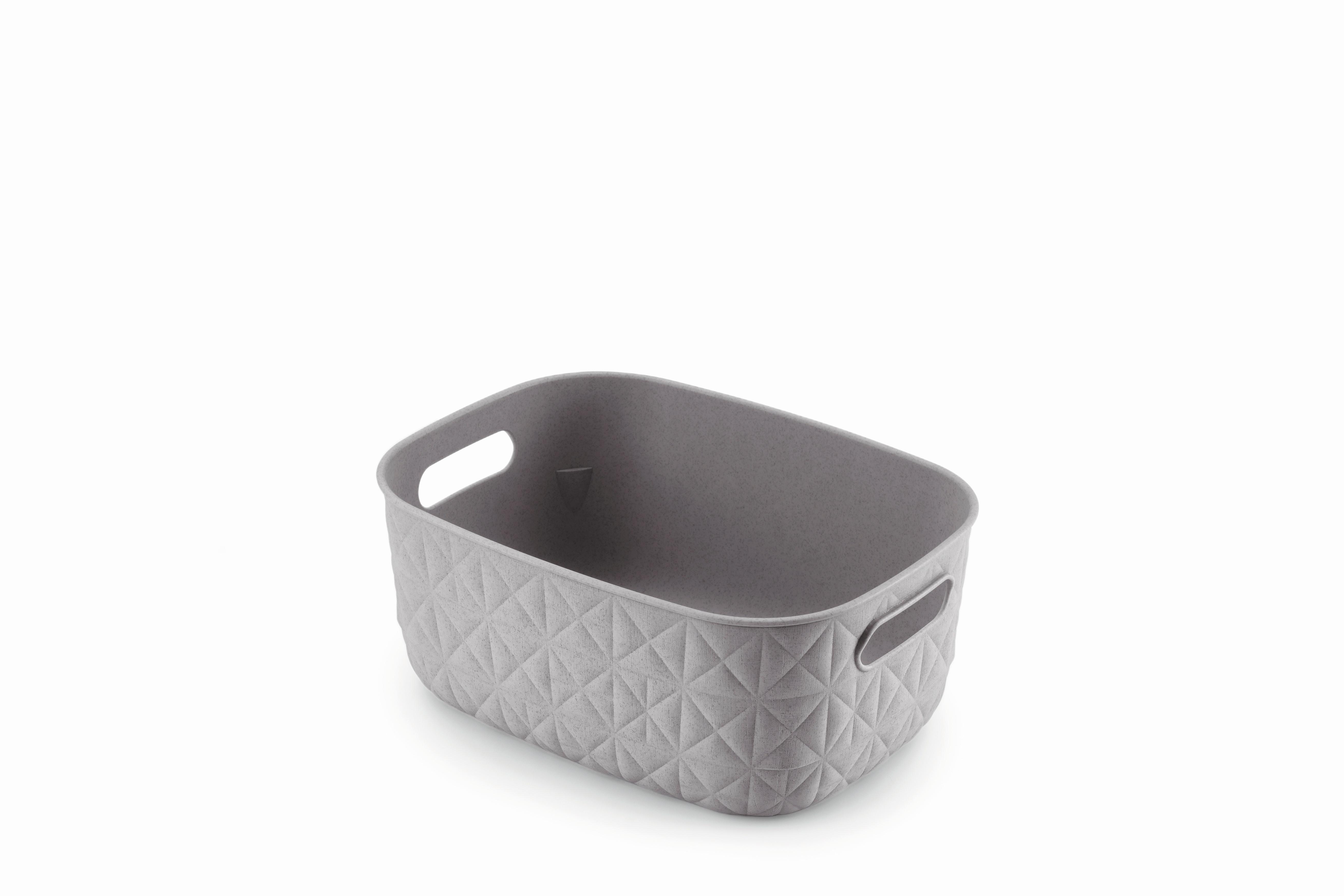 úložný košík SOFTEX S - sivá, Basics (26,4/11/19,4cm) - Curver