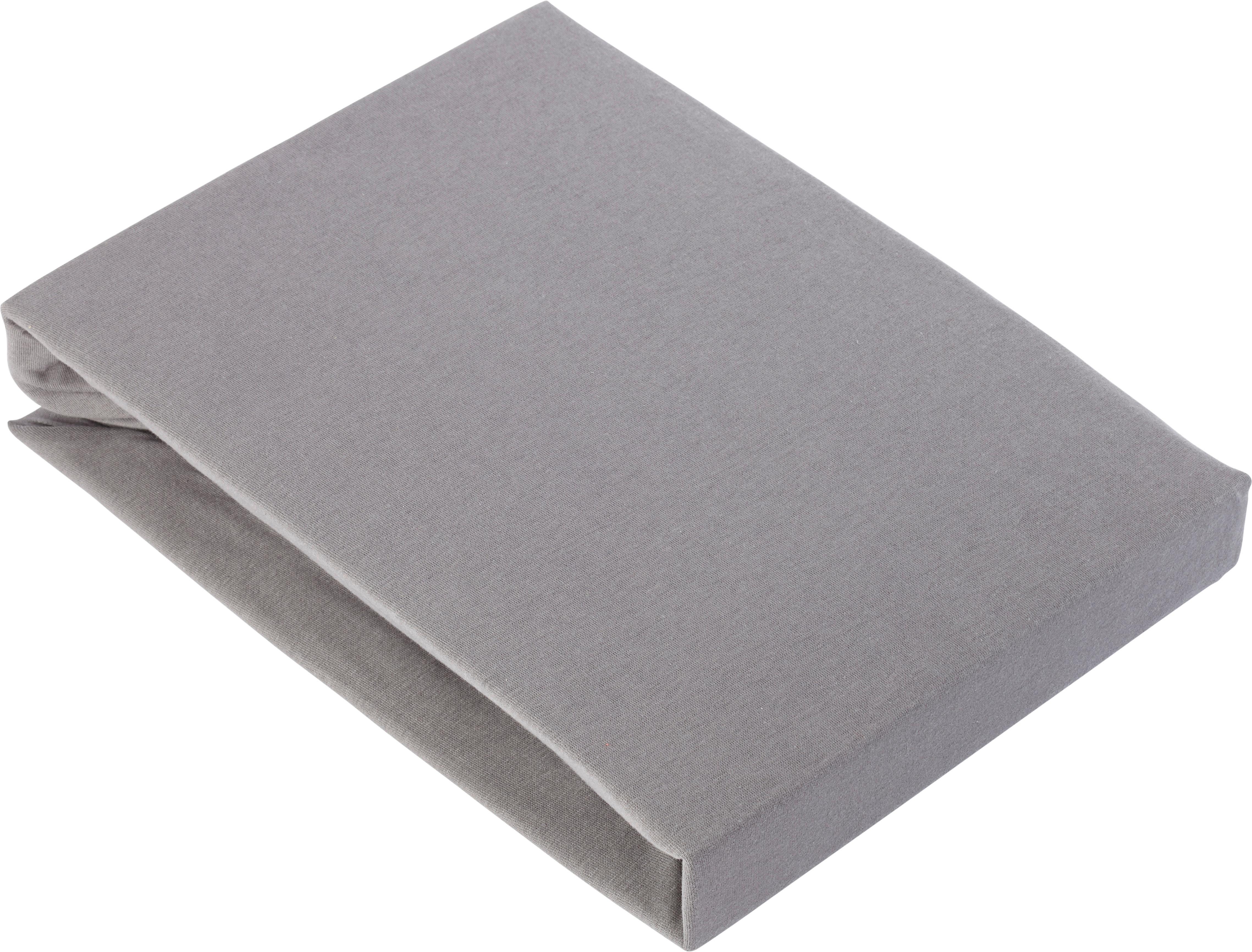 Elastické Prostěradlo Basic, 180/200 Cm - šedá, textil (180/200cm) - Modern Living