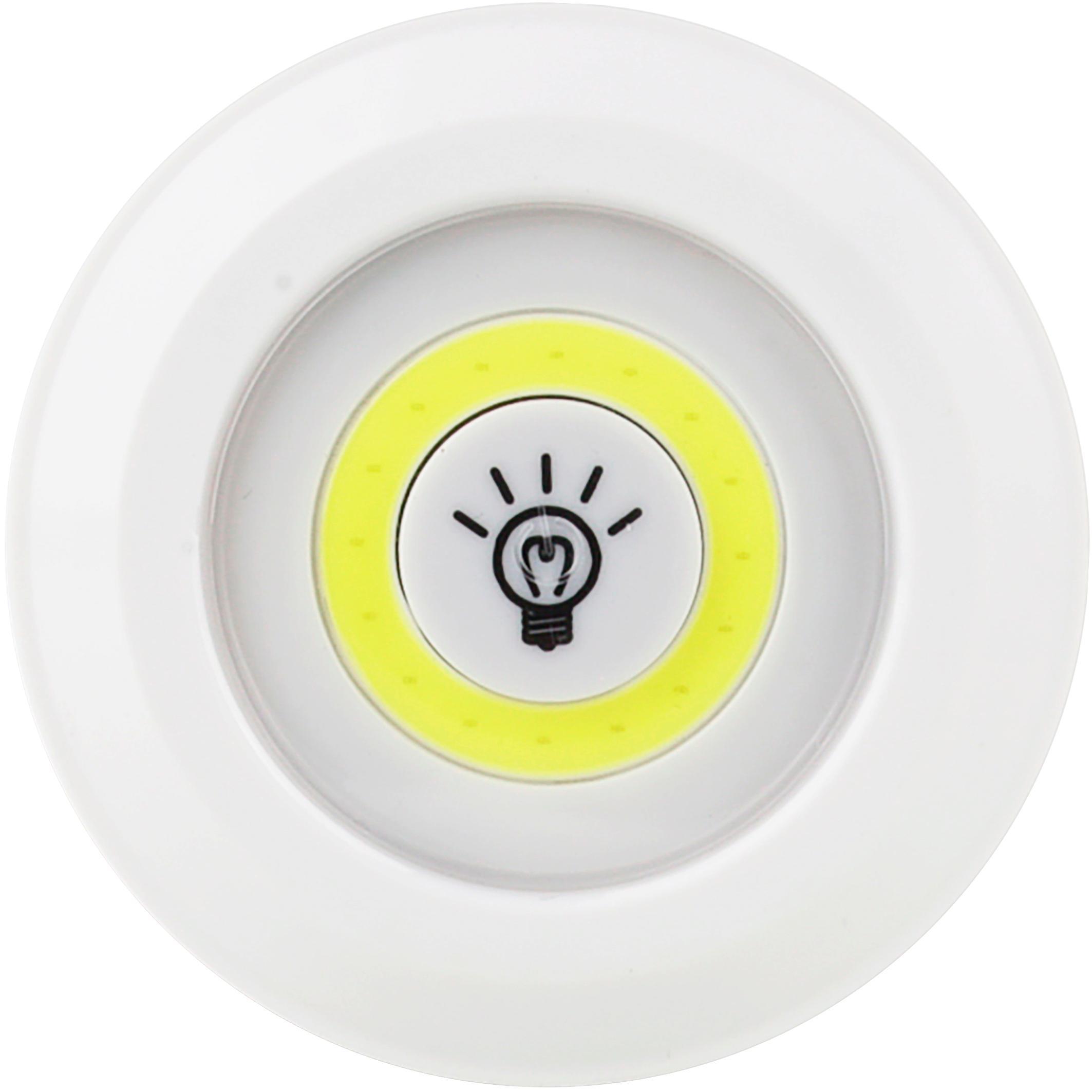 LED-Dekoleuchte Levin - Gelb/Weiß, KONVENTIONELL, Kunststoff (9/9/2,3cm) - Homezone