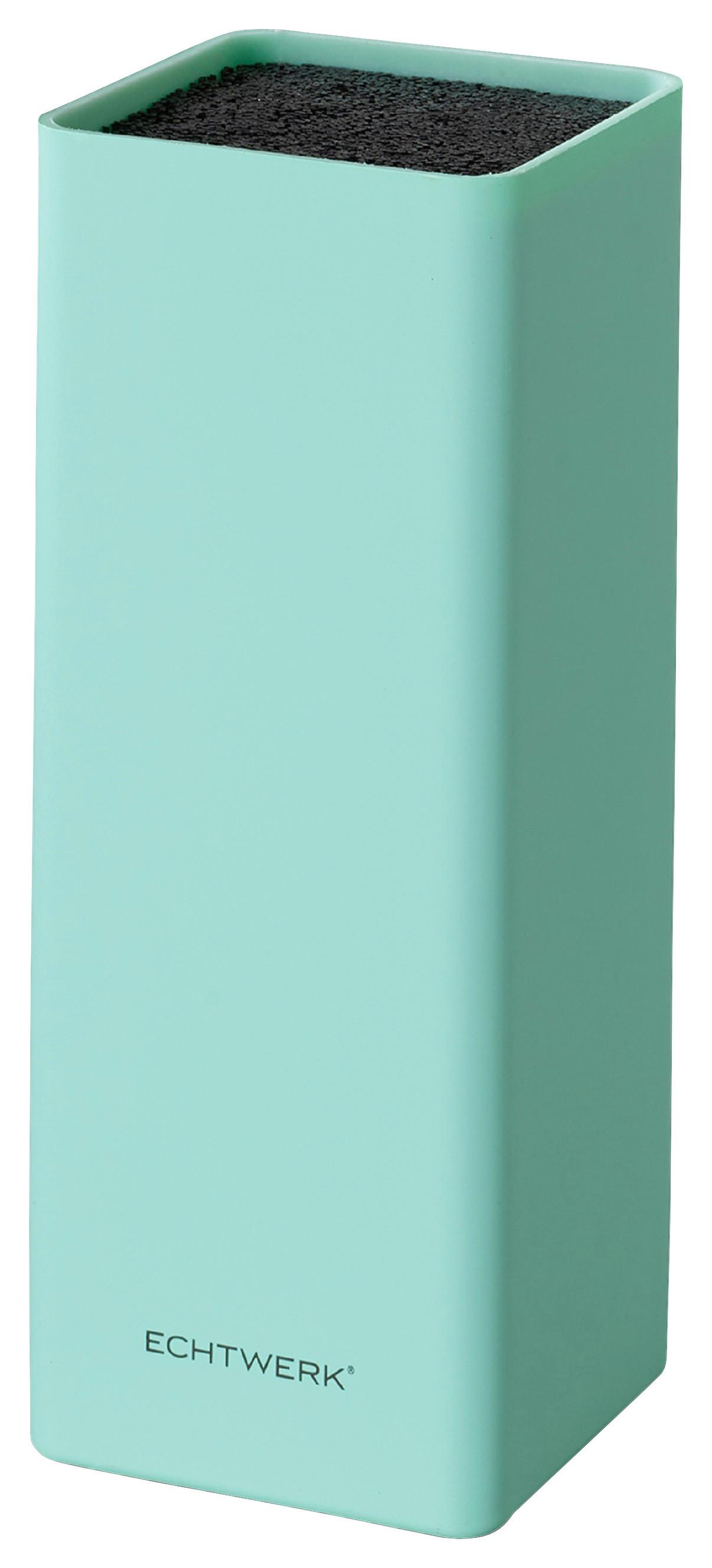 Messerblock Echtwerk Universal-Messerblock - Türkis, Design, Kunststoff (9,3/21,5cm) - Echtwerk