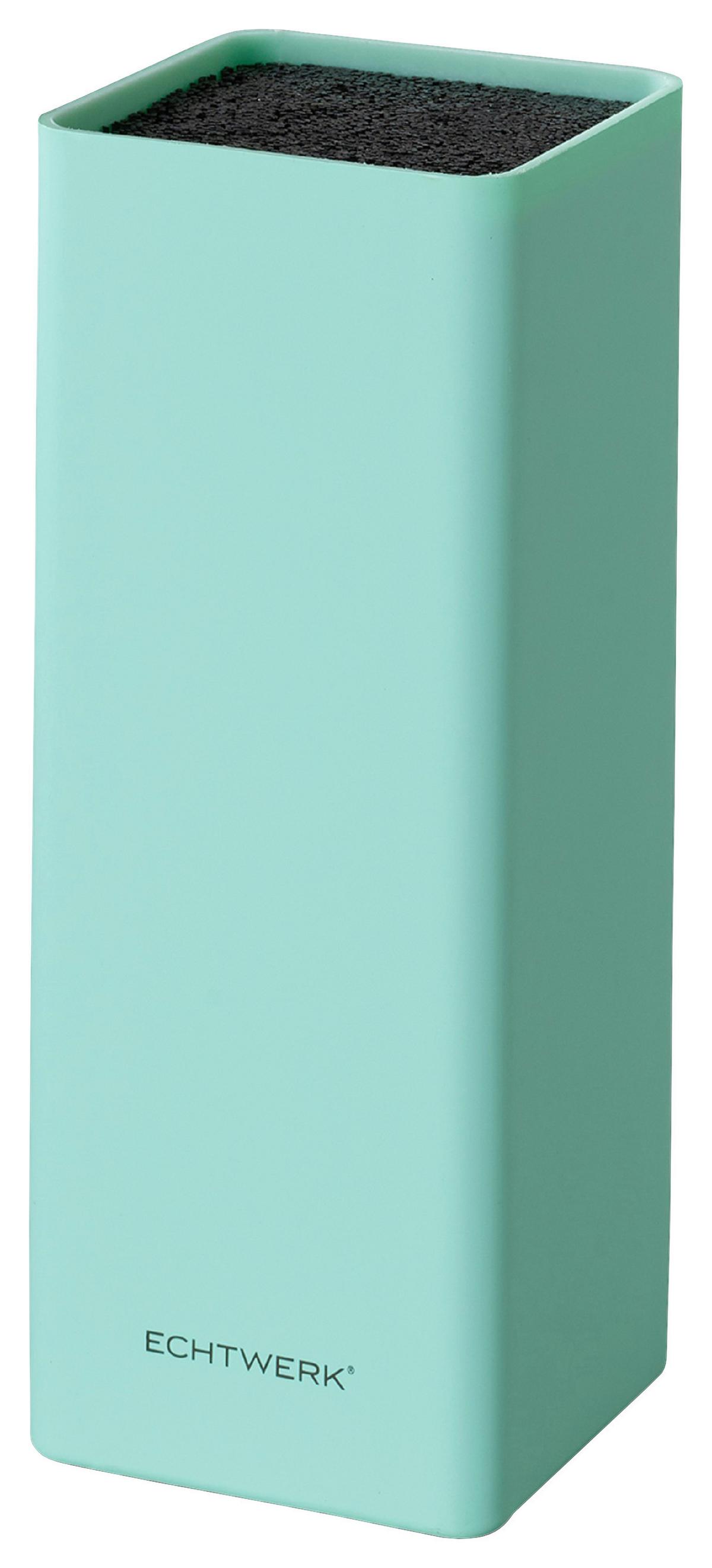 Messerblock Echtwerk Universal-Messerblock - Türkis, Design, Kunststoff (9,3/21,5cm) - Echtwerk