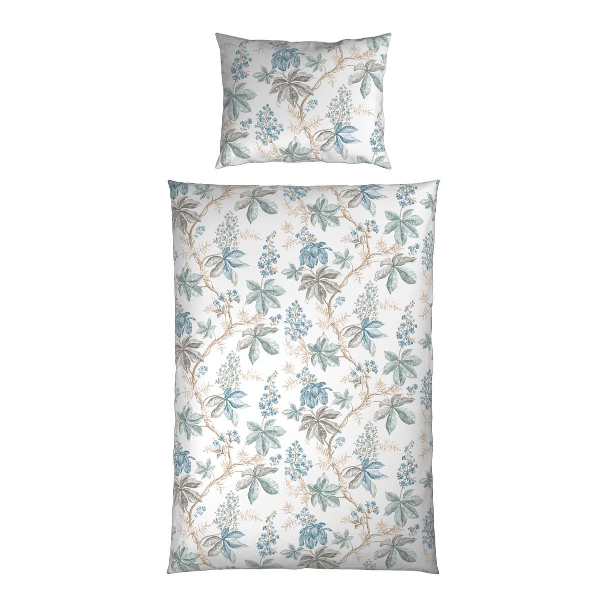 POVLEČENÍ FRANKY WENDE - šedá/bílá, Romantický / Rustikální, textil (140/200cm) - Mömax