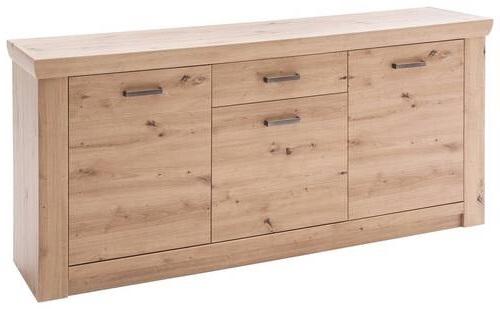 Sideboard B: 183 cm Meran Eichefarben - Eichefarben, Design, Holzwerkstoff (183/84/45cm) - Livetastic